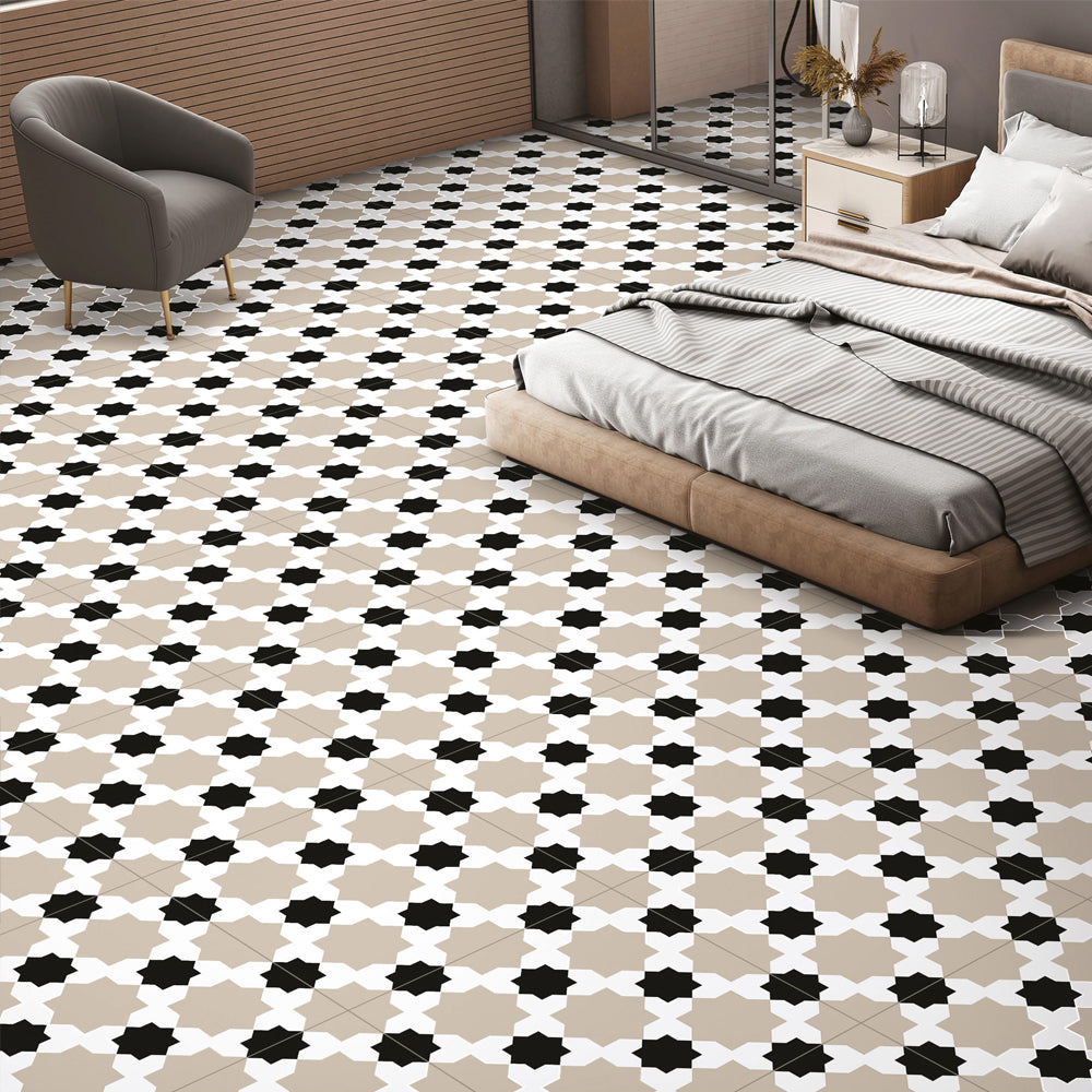 Folk Diamond Moroccan series tile