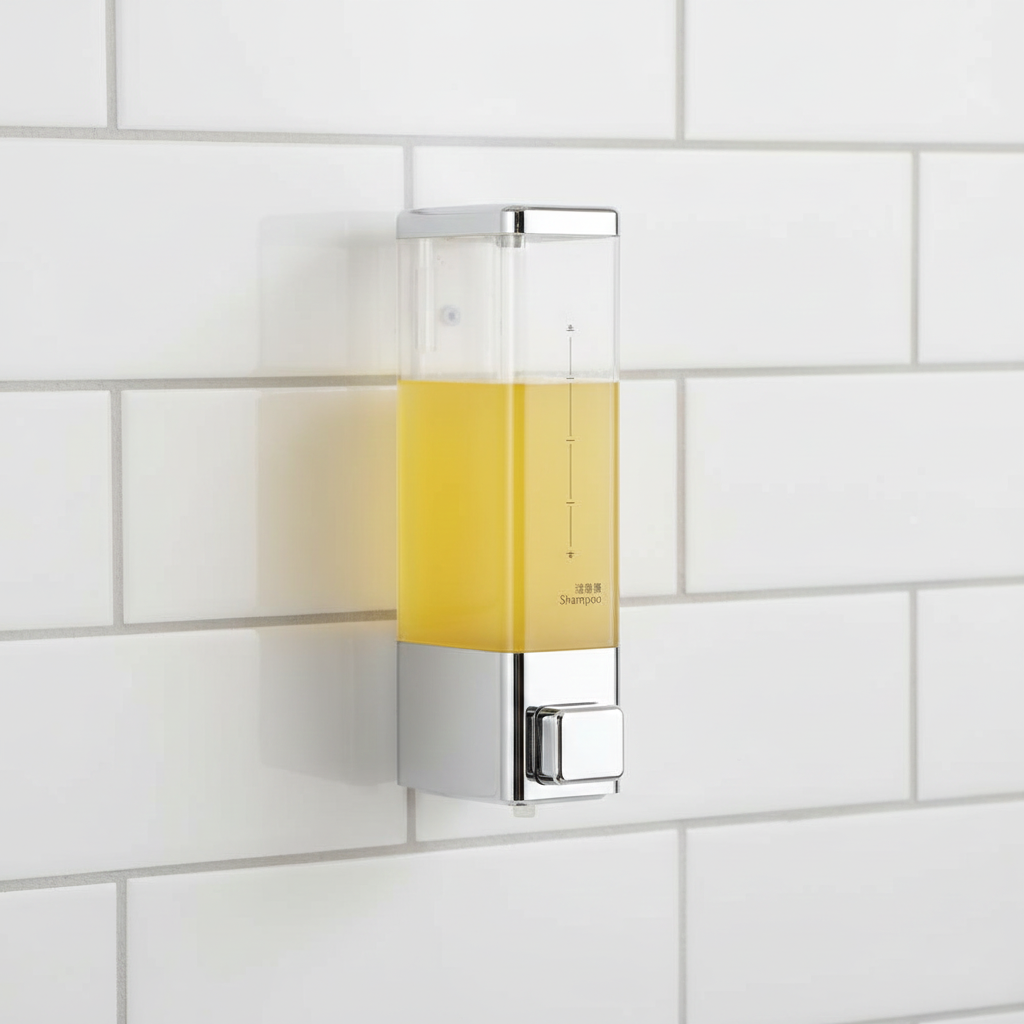 Silver Finish Soap Dispenser