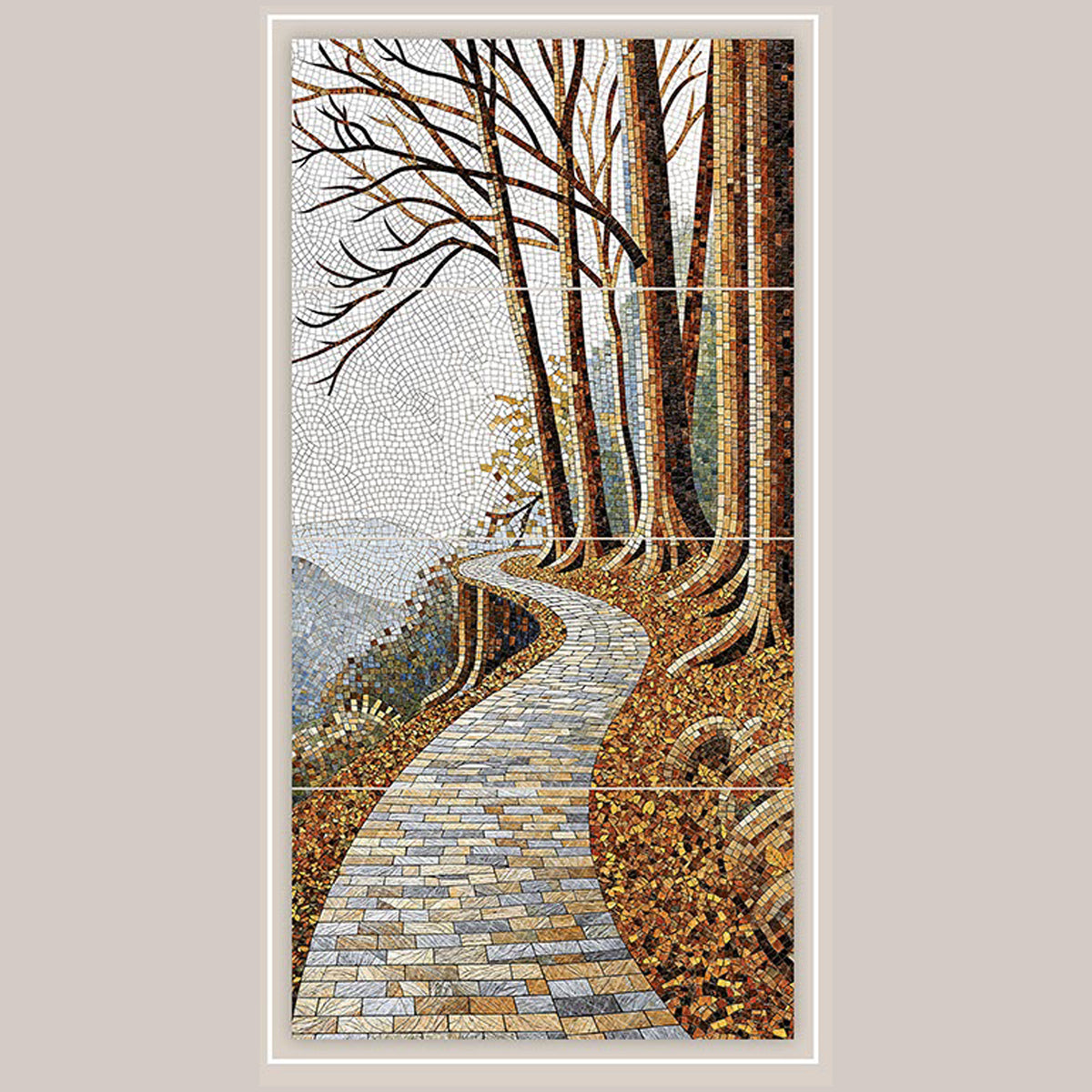Autumn Trail Granula Mosaic Tile