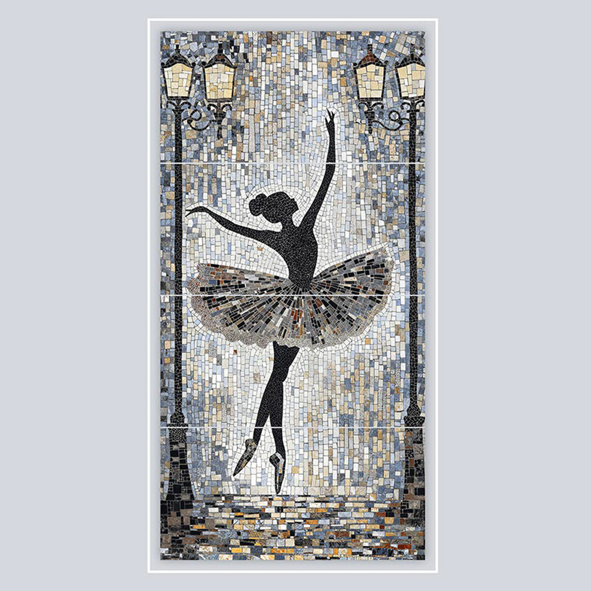 Ballet Dancer Granula Mosaic Tile