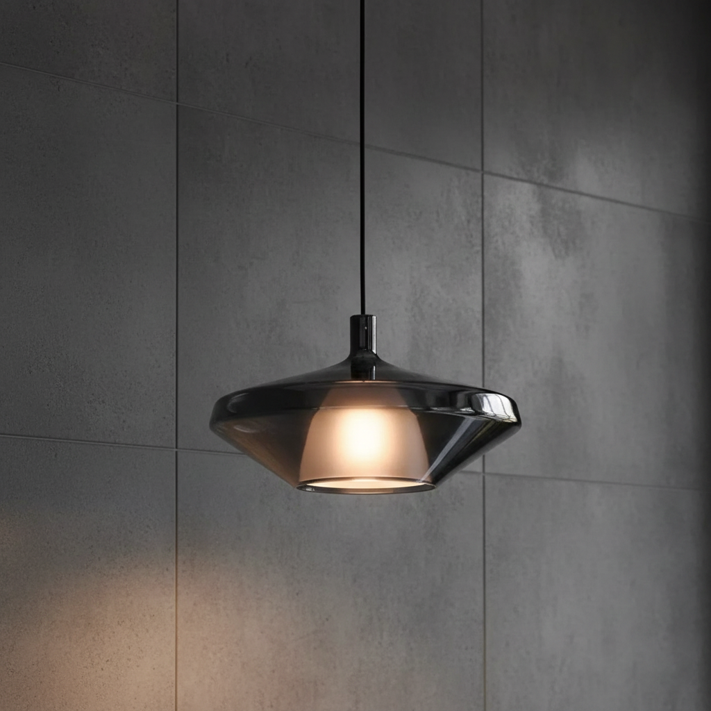 Blue Glass Finish Decorative Light