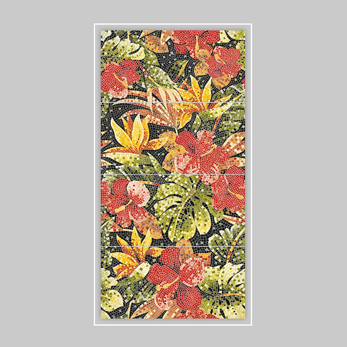 Exotic bloom Granula Mosaic Tile