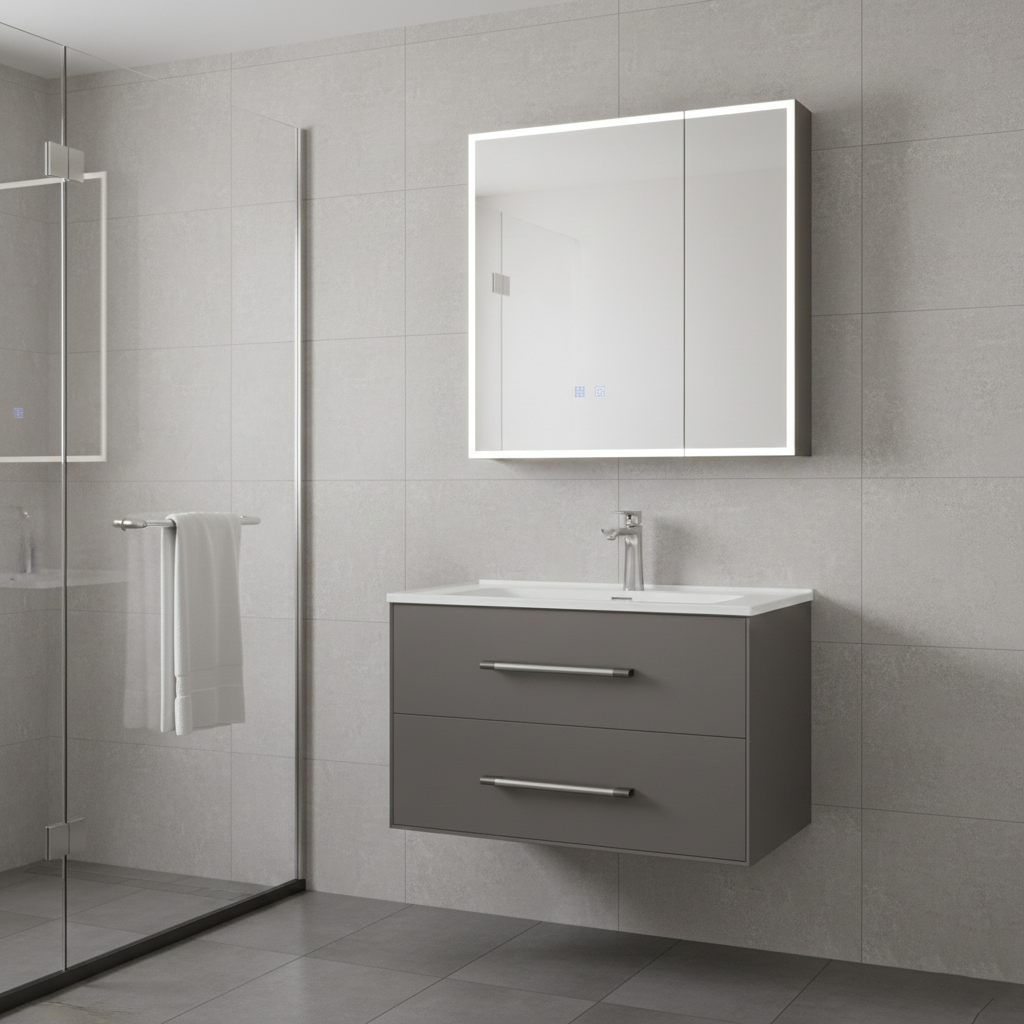 Stainless Steel Vanity Unit-BN323-80