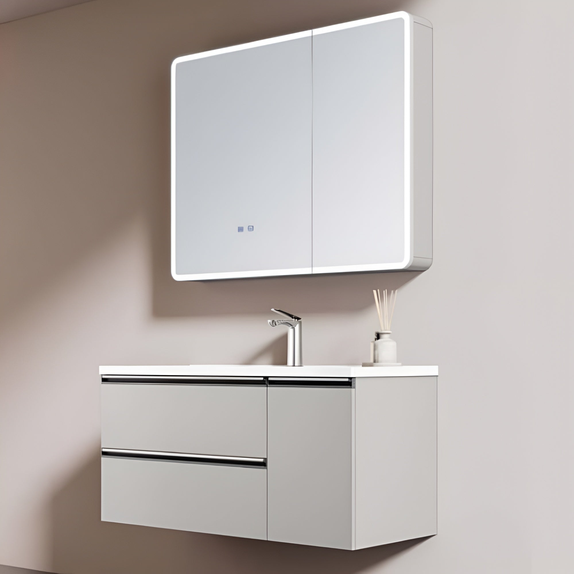 Stainless Steel Vanity Unit-BN326-80