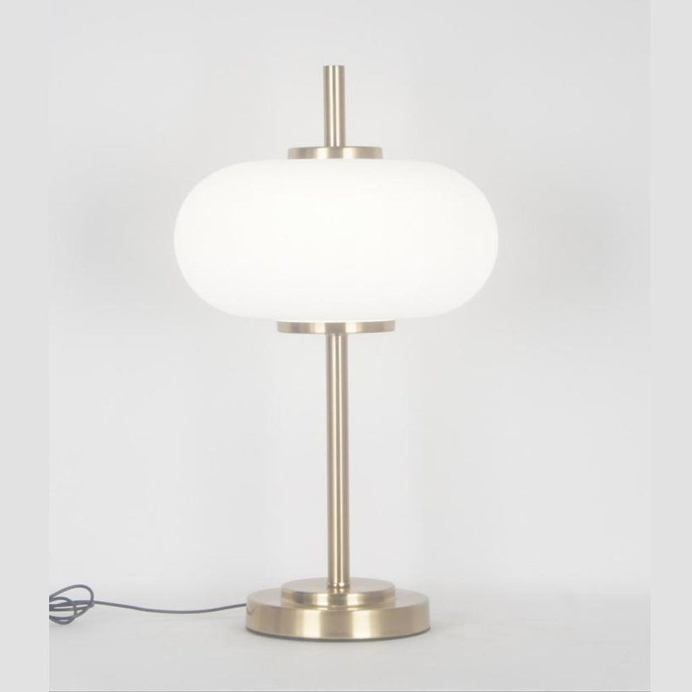 Gold Finish With White top Table Lamp